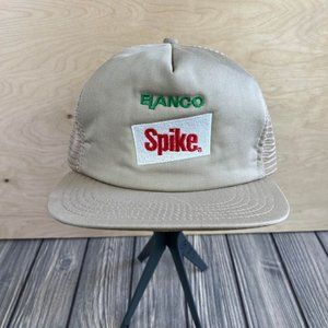 Vintage Trucker Hat Elanco Spike Adjustable Made in USA
